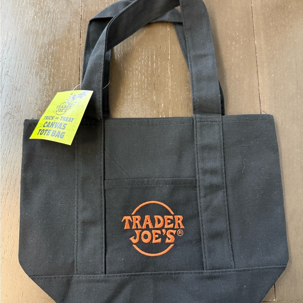 Trader Joe's Black Mini Tote Bag